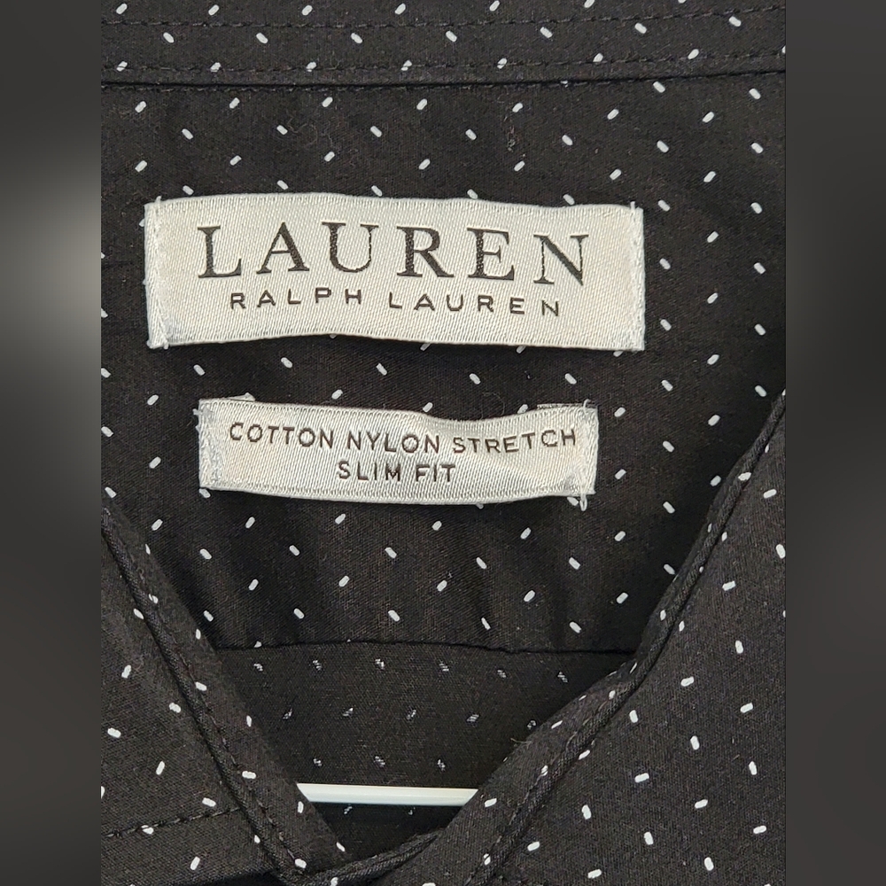 Lauren Ralph Lauren Men's Button Down Slim Fit Dress Shirt 17.5 32/33 XL